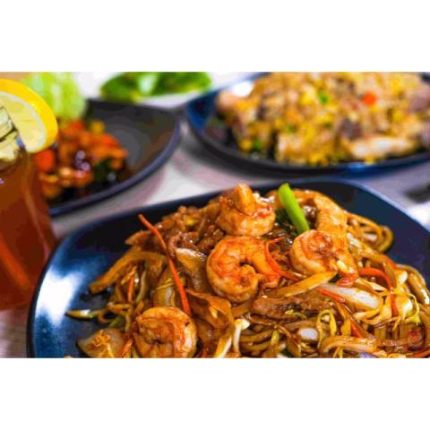 Order Shrimp Fried Noodle food online from Noodles & Dumplings store, El Paso on bringmethat.com