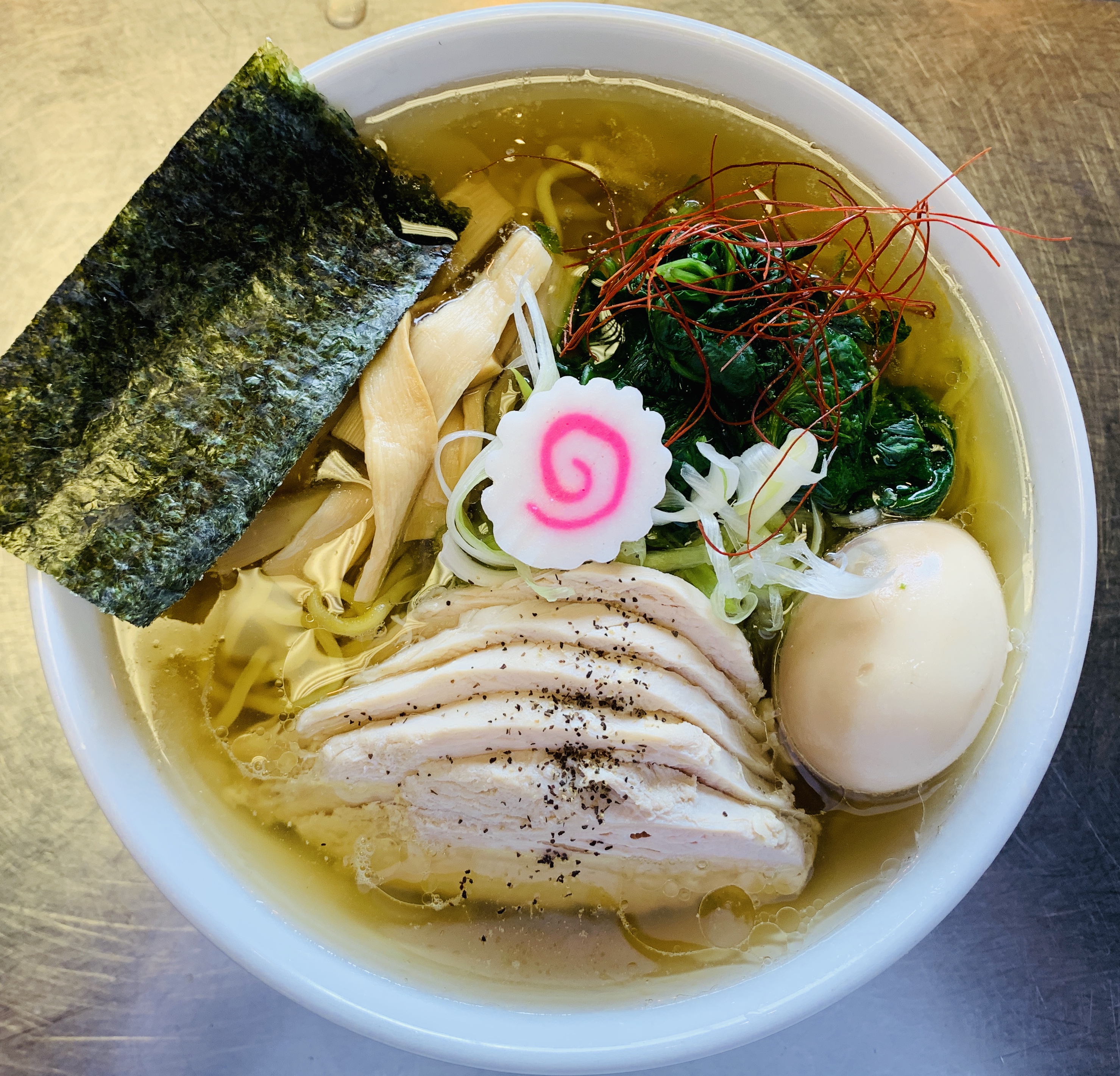 Order Chicken Ramen with egg food online from Chicago Ramen store, Des Plaines on bringmethat.com