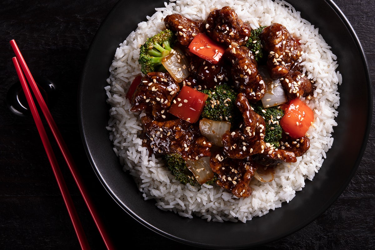 Order Sesame Beef Bowl food online from P.F. Chang To Go store, Irving on bringmethat.com