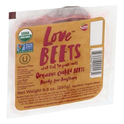 Order Love Beets · Organic Cooked Beets (8.8 oz) food online from Carrs Express store, Wasilla on bringmethat.com