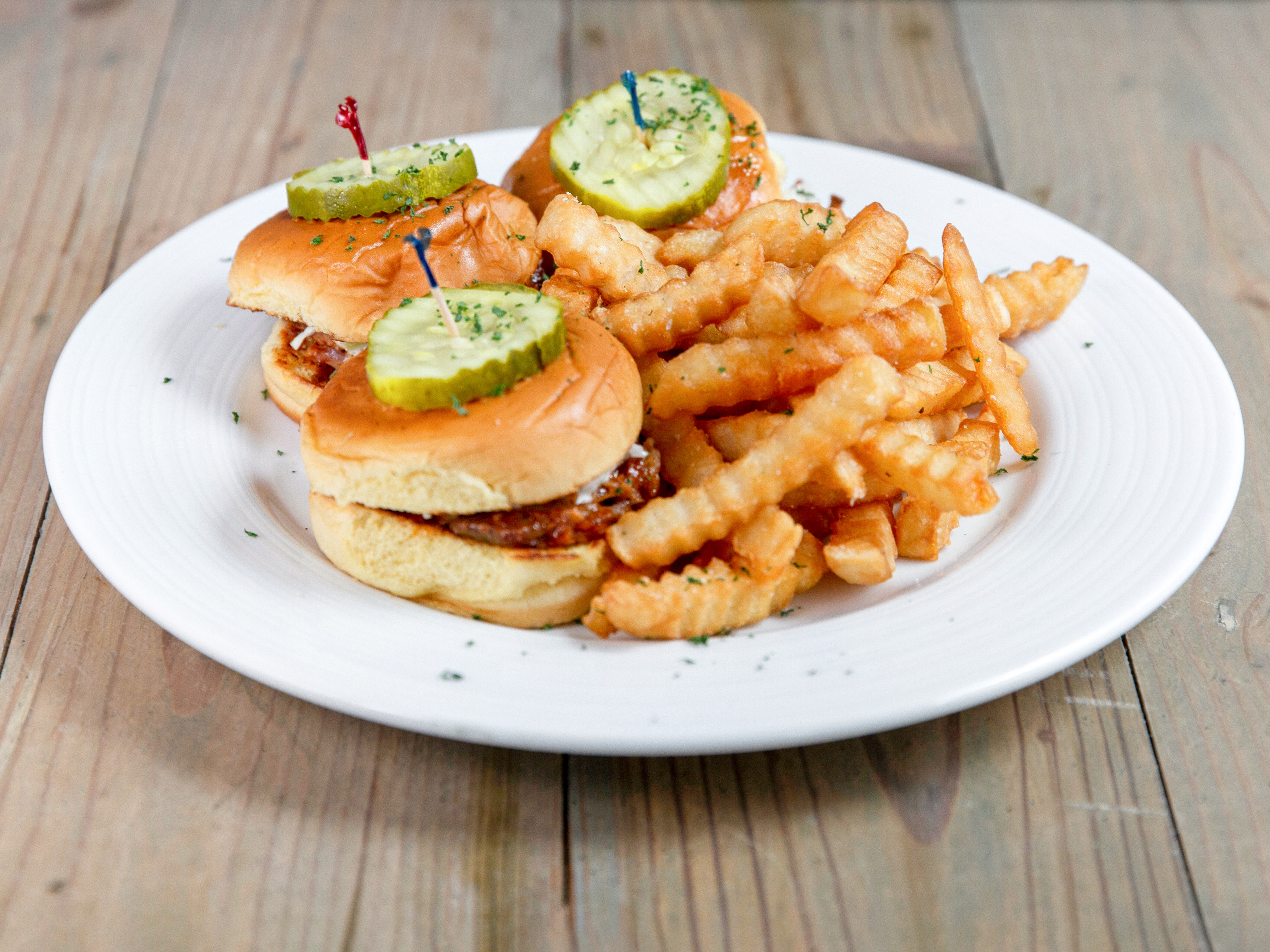 Order Pulled Pork Sliders food online from North Sea Tavern store, Southampton on bringmethat.com