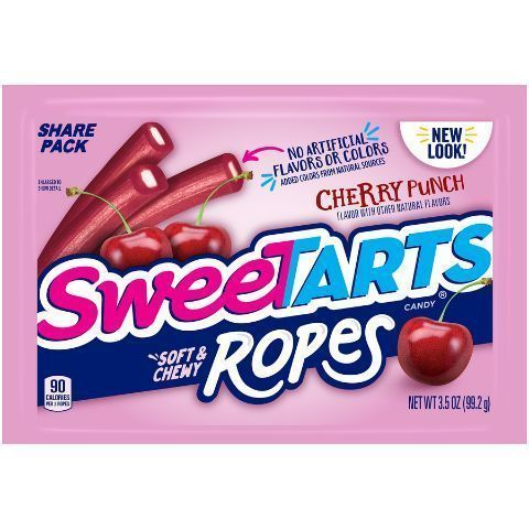 Order SWEETARTS Soft & Chewy Ropes Cherry Punch Candy 3.5oz Bag food online from 7-Eleven store, Chicago on bringmethat.com
