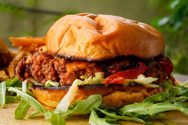 Order Fried Chicken Sandwich food online from Seymours Truck store, Madison on bringmethat.com