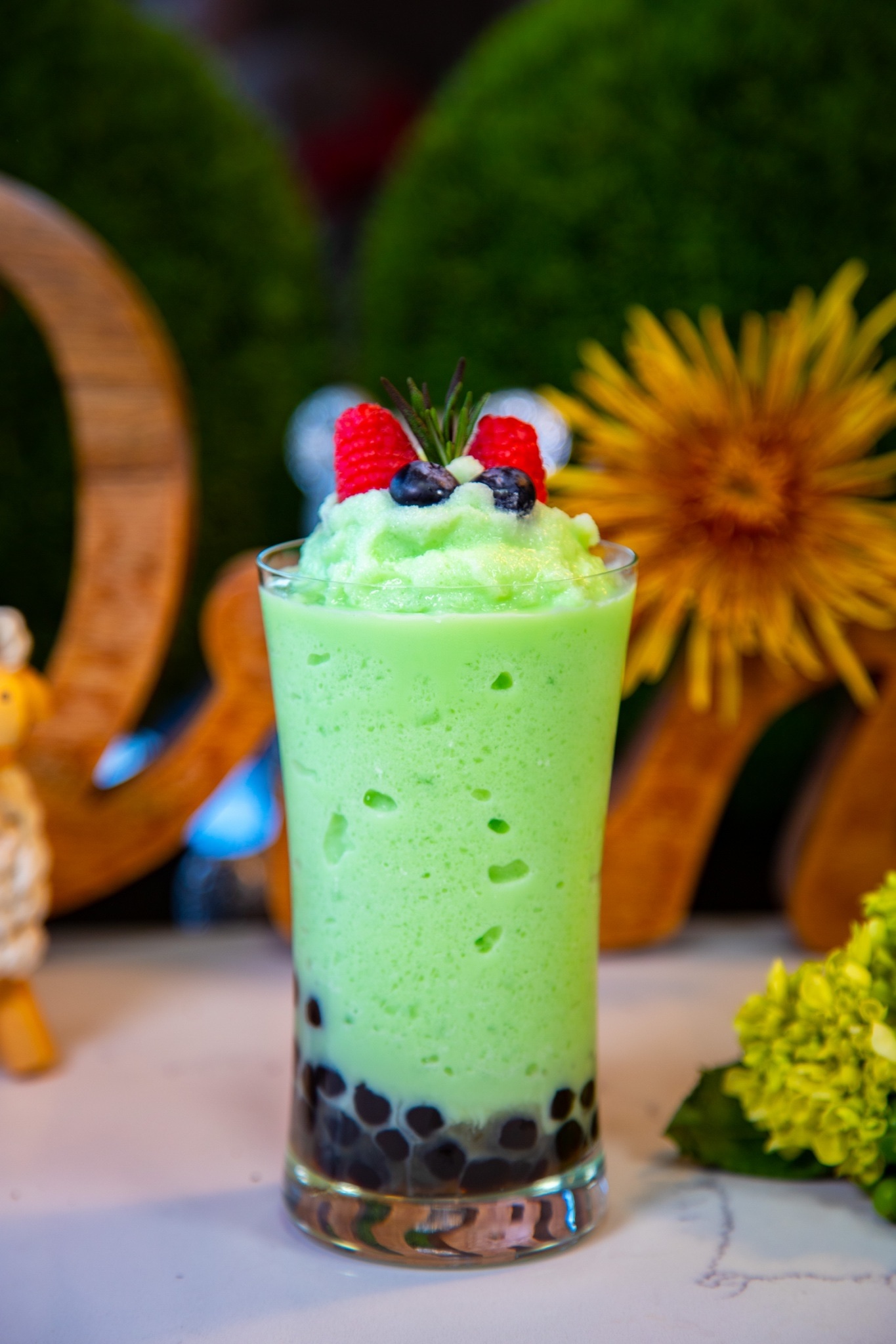 Order Green Hawaii Smoothie food online from Chao phra ya thai store, Herndon on bringmethat.com