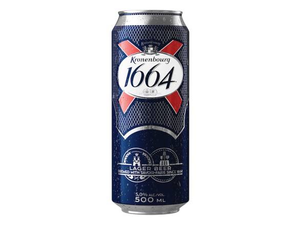 Order Kronenbourg 1664 Lager - 4x 16.9oz Cans food online from Wine Expo store, Santa Monica on bringmethat.com