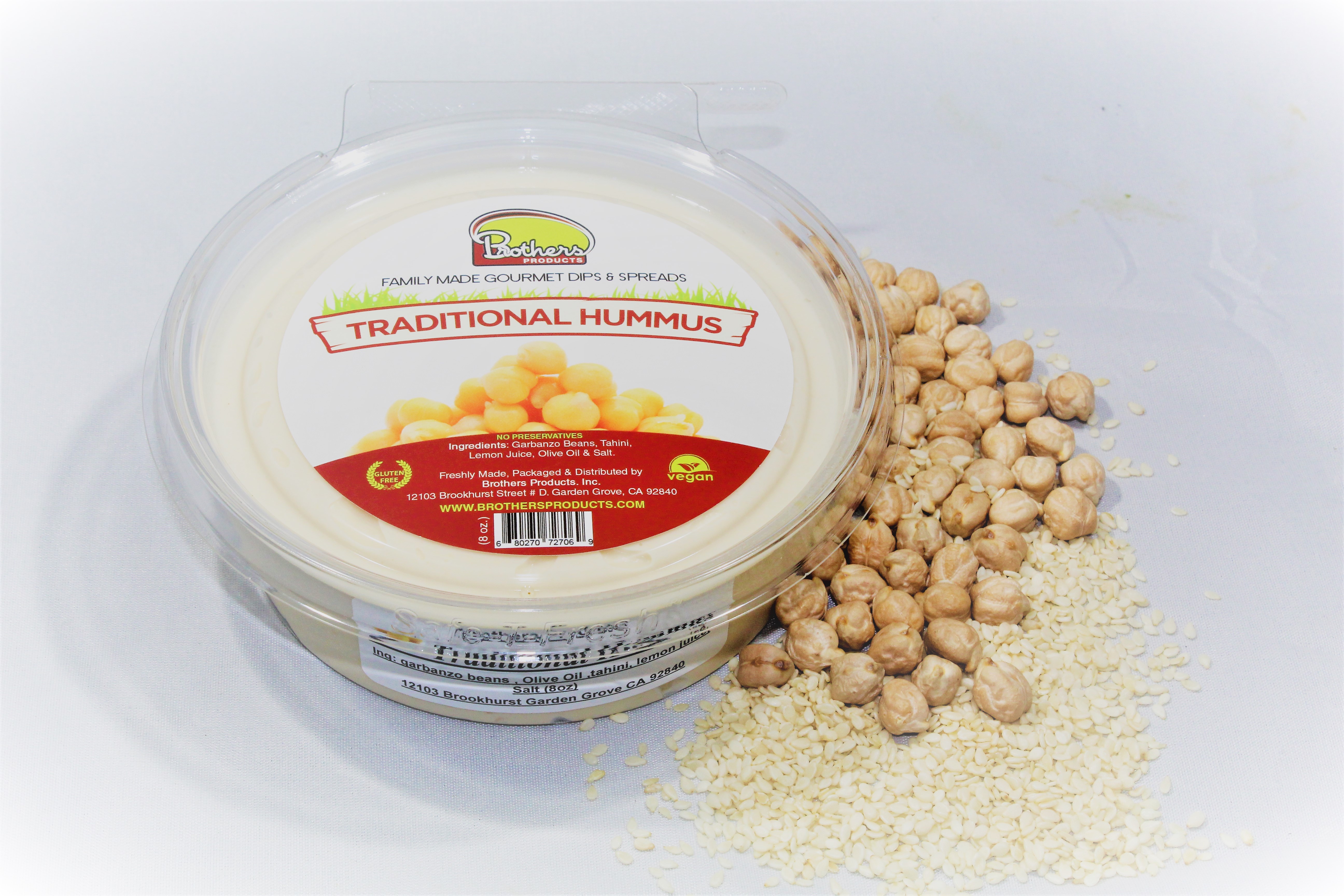 Order Traditional Hummus food online from Brothers Juicery store, Garden Grove on bringmethat.com