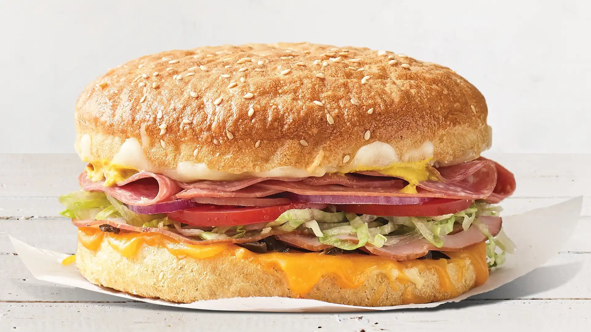 Order The Original Sandwich - Small food online from Schlotzsky's store, Madison on bringmethat.com