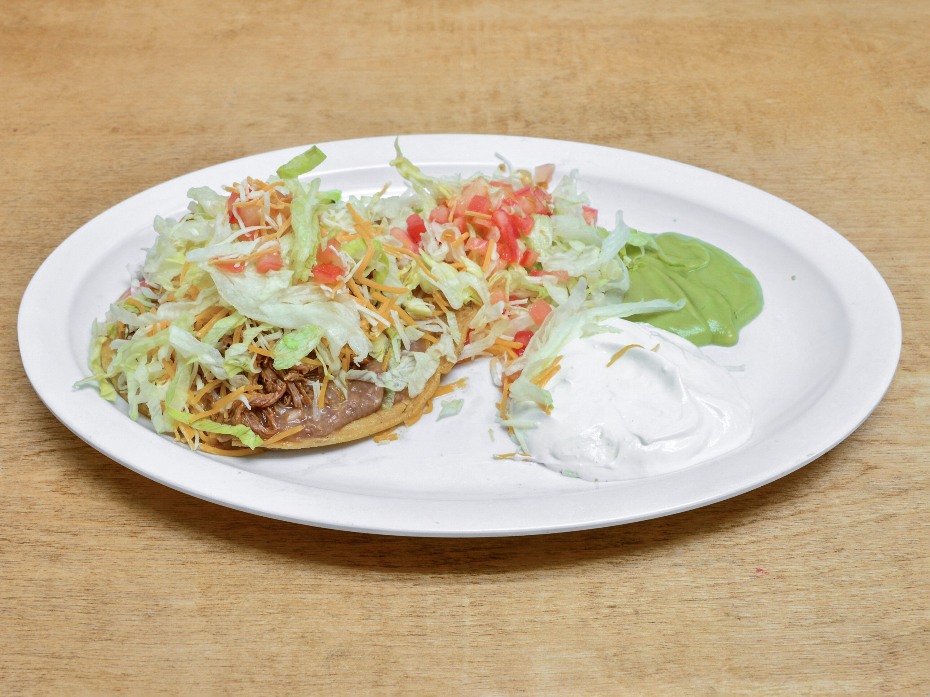 Order Bean Tostada food online from Victor Taco Shop store, Dayton on bringmethat.com