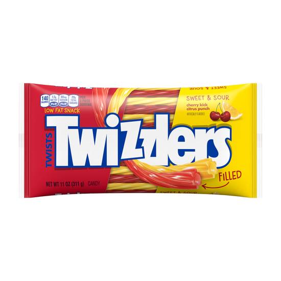 Order Twizzlers Filled Twists Cherry & Citrus Flavored Sweet & Sour Chewy Candy, 11 OZ food online from Cvs store, FAIR OAKS on bringmethat.com