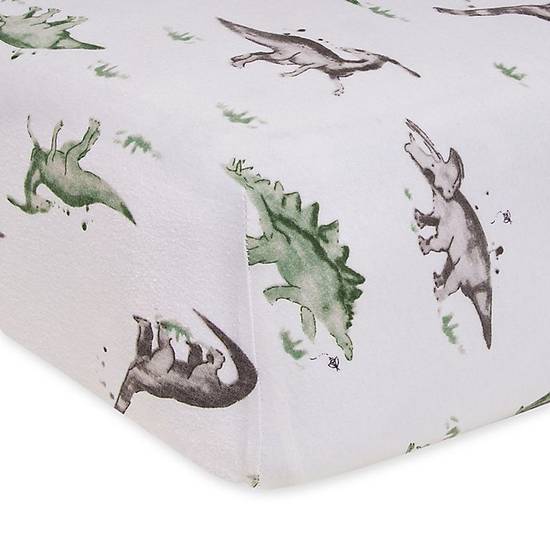 Order Burt's Bees Baby® Happy Herbivores Organic Cotton Crib Sheet in Cloud food online from Bed Bath & Beyond store, Lancaster on bringmethat.com