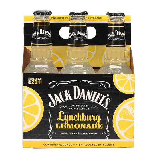 Order Jack Daniel's Lynchburg Lemonade Country Cocktails-6Pack food online from Red Roof Market store, Lafollette on bringmethat.com