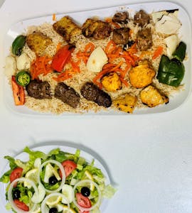 Order #25 Family Platter #1 For 3ppl food online from Jersey Kabob Platter & Pizza store, Monroe Township on bringmethat.com