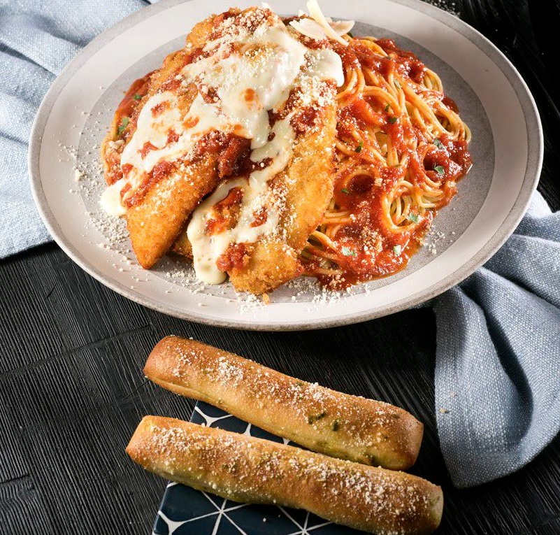 Order Chicken Parmigiana food online from Pats Select Pizza | Grill store, Smyrna on bringmethat.com