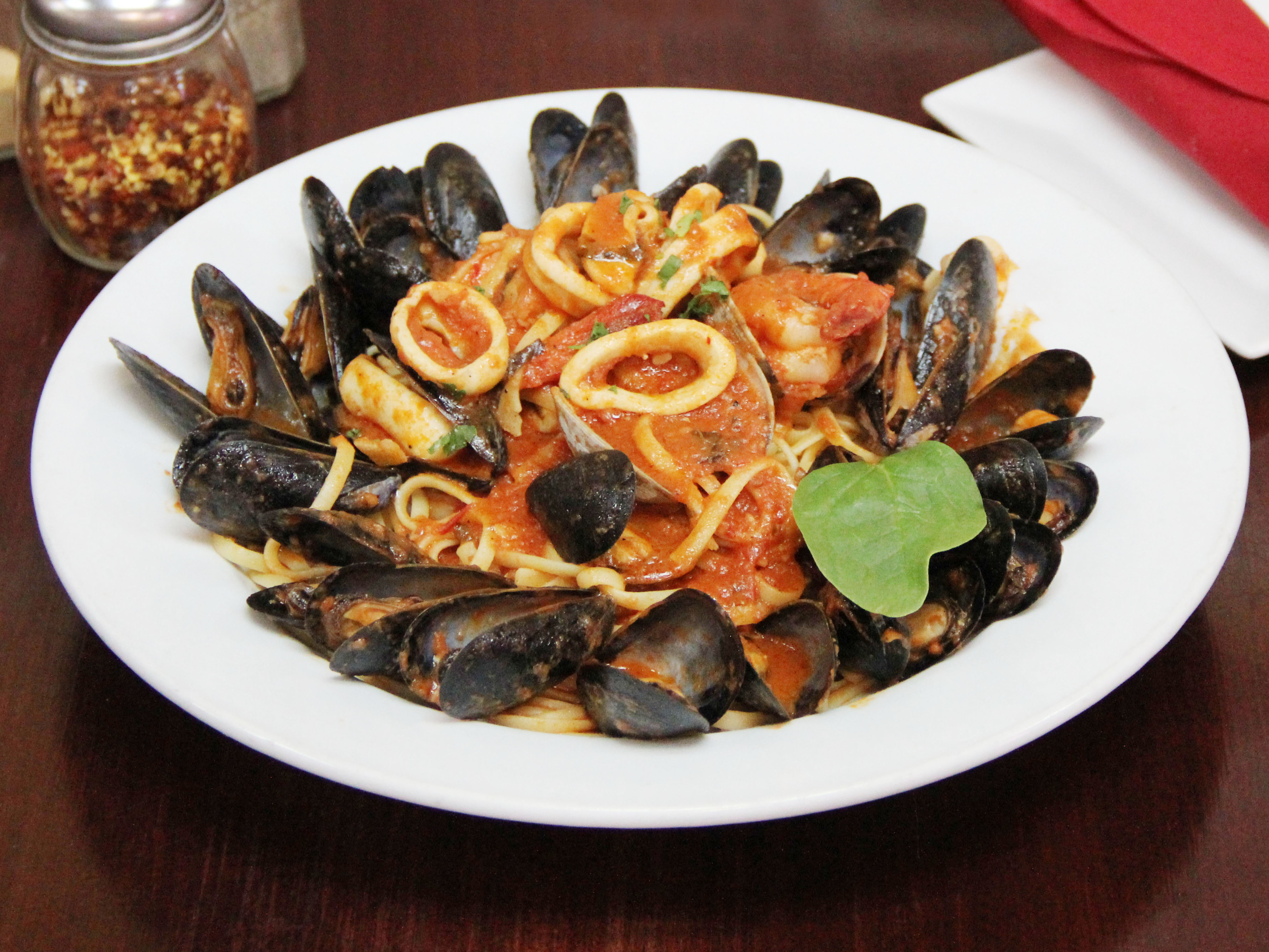 Order Seafood Pescatore Dinner food online from Nova Trattoria store, Ewing on bringmethat.com