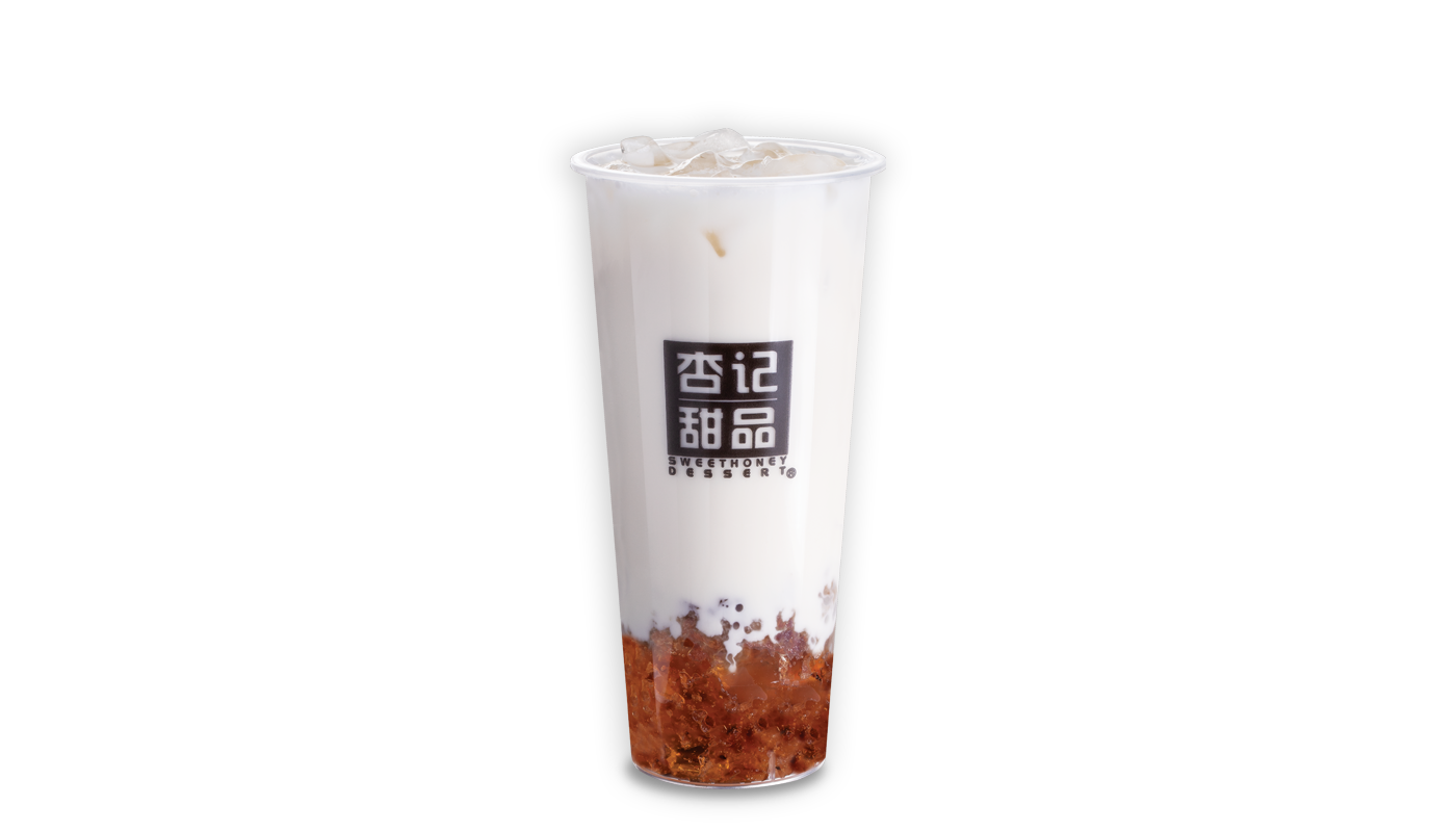 Order P4. Flower Peach Gum Milk Tea food online from Sweethoney Dessert store, Colma on bringmethat.com