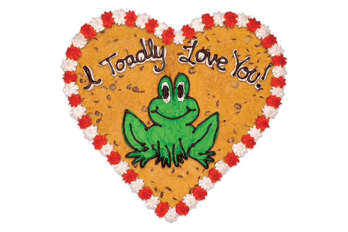 Order #507: I Toadly Love You Heart food online from Nestle Toll House store, Toledo on bringmethat.com