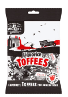 Order Walker's Nonsuch Toffee Bar - Licorice food online from Fferins Of Brooklyn store, Brooklyn on bringmethat.com