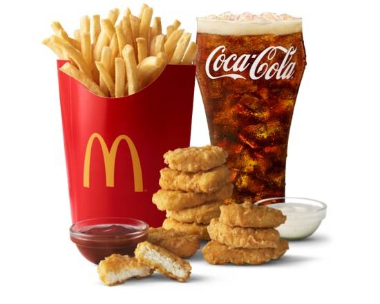 Order 10 Piece McNuggets Meal food online from Mcdonald store, Braidwood on bringmethat.com