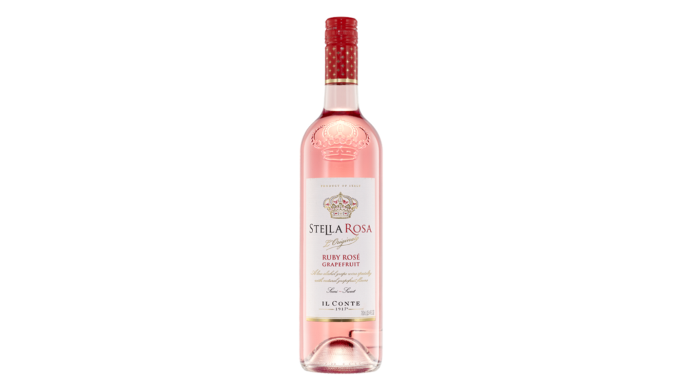 Order Stella Rosa Ruby Rosé Grapefruit 750ml Bottle food online from Liquor Palace store, Burbank on bringmethat.com