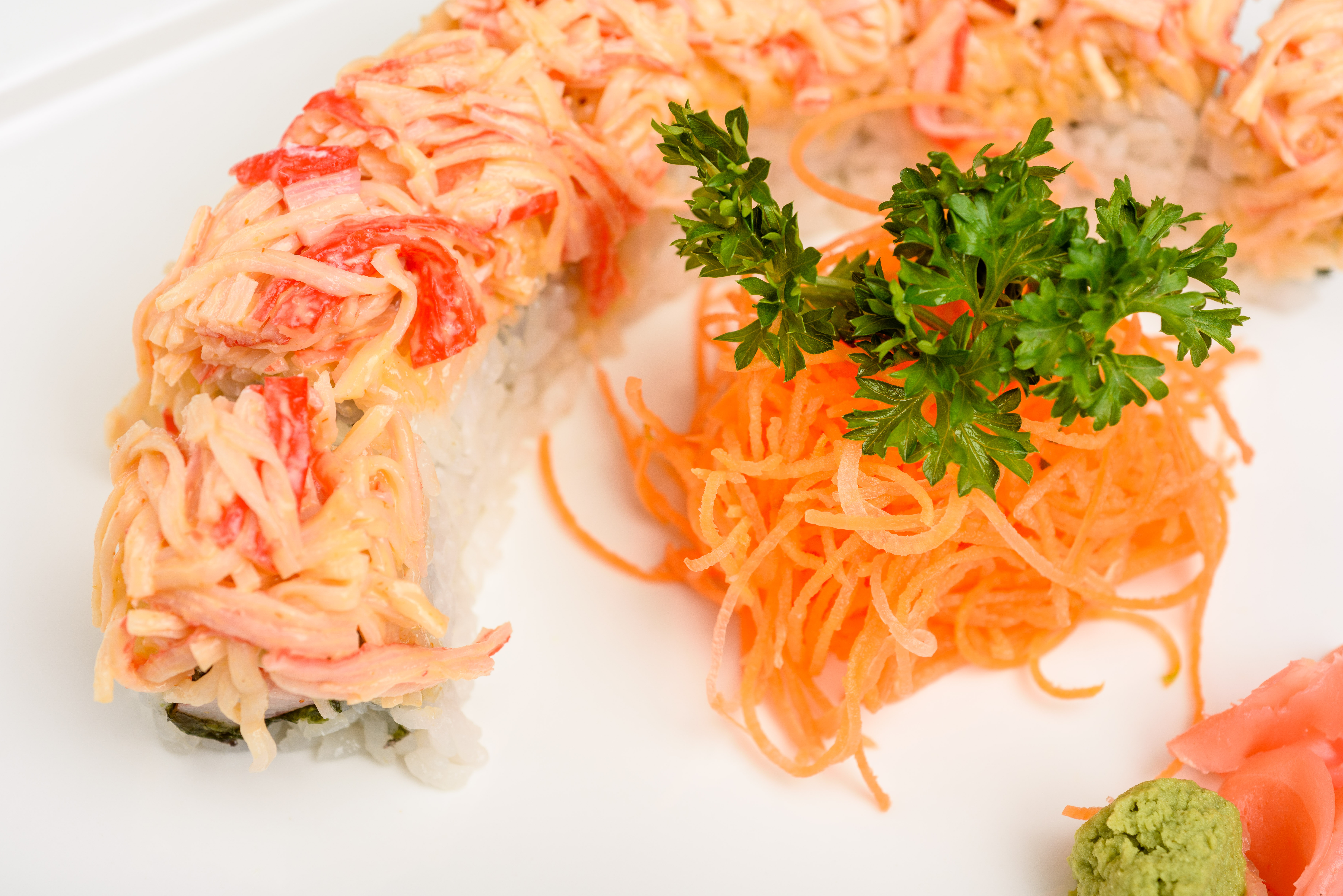 Order Double Crab Roll food online from Ling Sushi store, Topeka on bringmethat.com