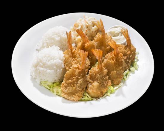 Order Fried Shrimp Plate food online from L&L Hawaiian Bbq store, Castro Valley on bringmethat.com