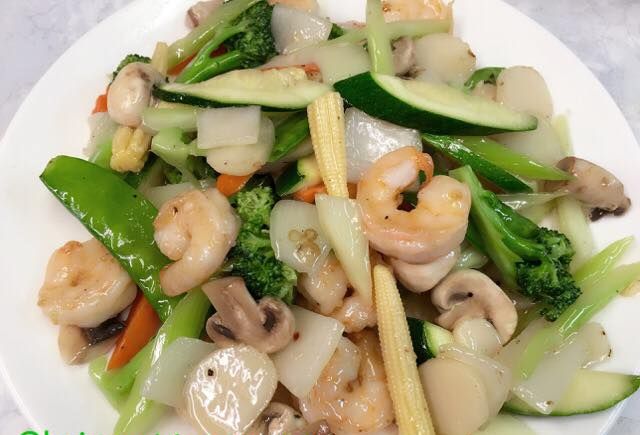 Order F1. Shrimp with Vegetable food online from Hong Kong Restaurant store, Mount Vernon on bringmethat.com