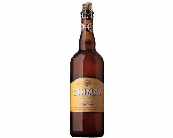Order Chimay Cinq Cents White Triple Belgian Ale 8 % abv750ml  food online from Sousa Wines & Liquors store, Mountain View on bringmethat.com