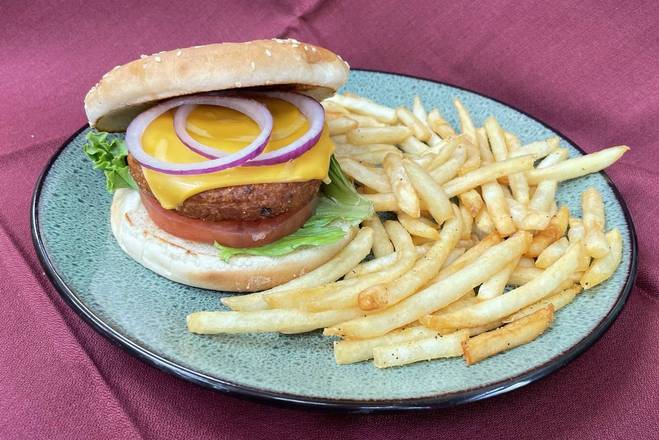 Order Veg Burger food online from Rani's Kitchen store, Houston on bringmethat.com