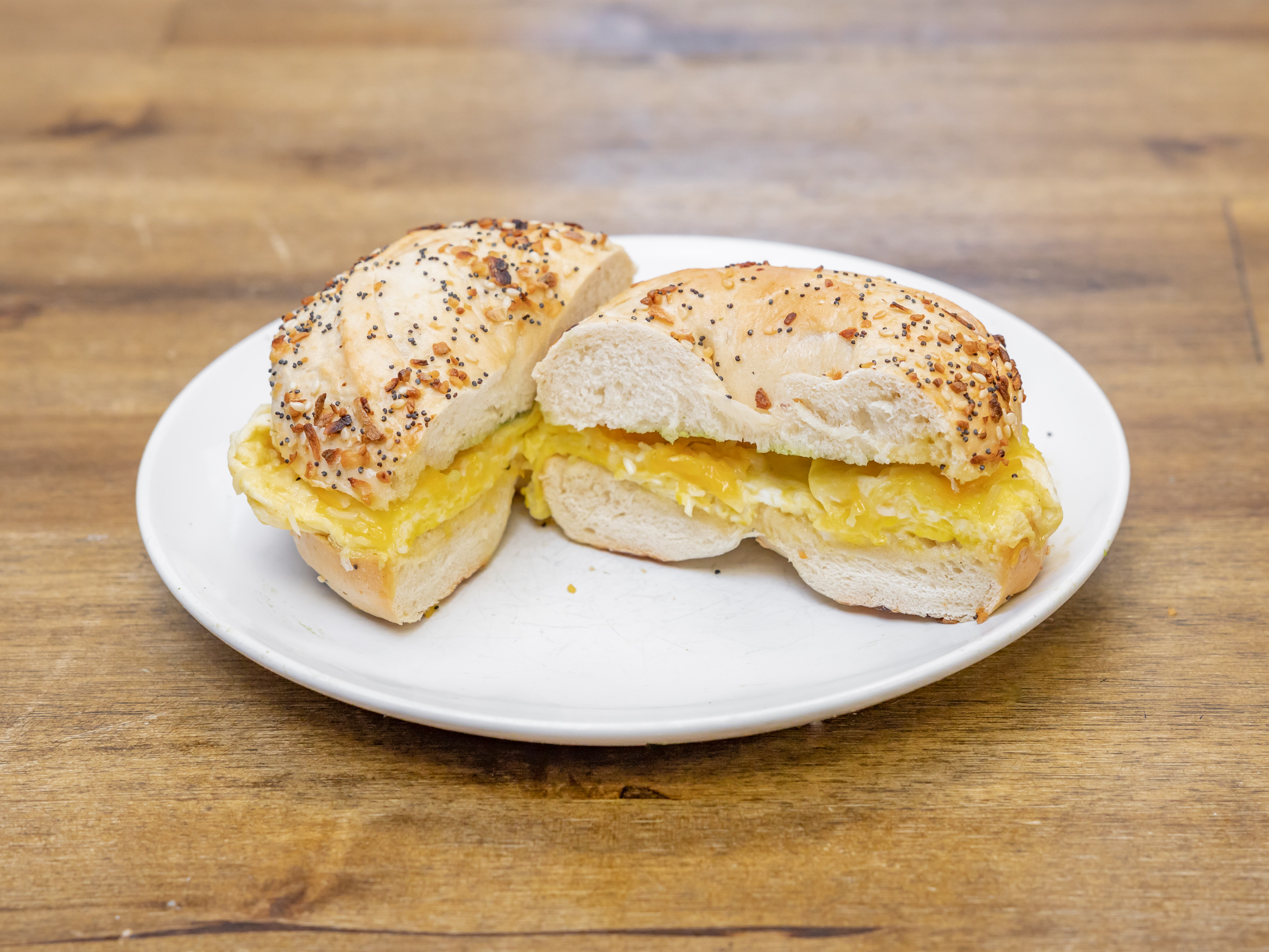 Order Bagel Egg Cheese  food online from Cafe Miro store, Westminster on bringmethat.com