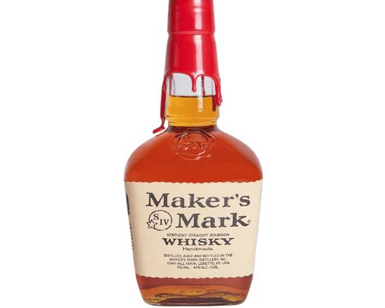 Order Makers Mark Kentucky Striaght Bourbon 750ml food online from Johnny Rockets - Ontario Mills store, Ontario on bringmethat.com