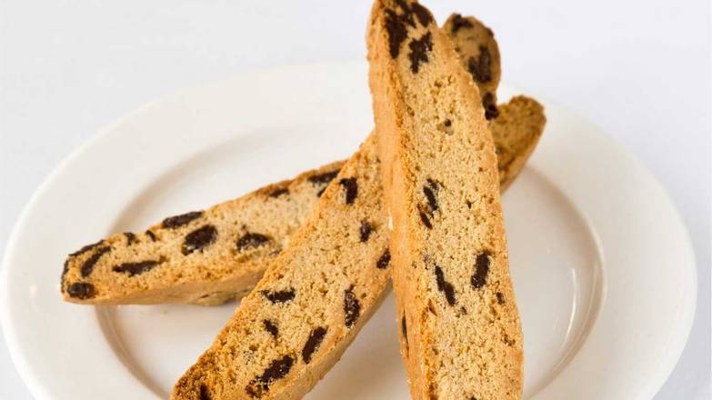 Order Chocolate Chips Biscotti food online from Bijan Bakery & Cafe store, San Jose on bringmethat.com