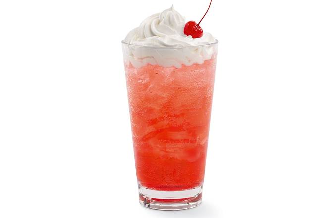 Order Raspberry Cream Soda food online from Red Robin Gourmet Burgers store, Normal on bringmethat.com