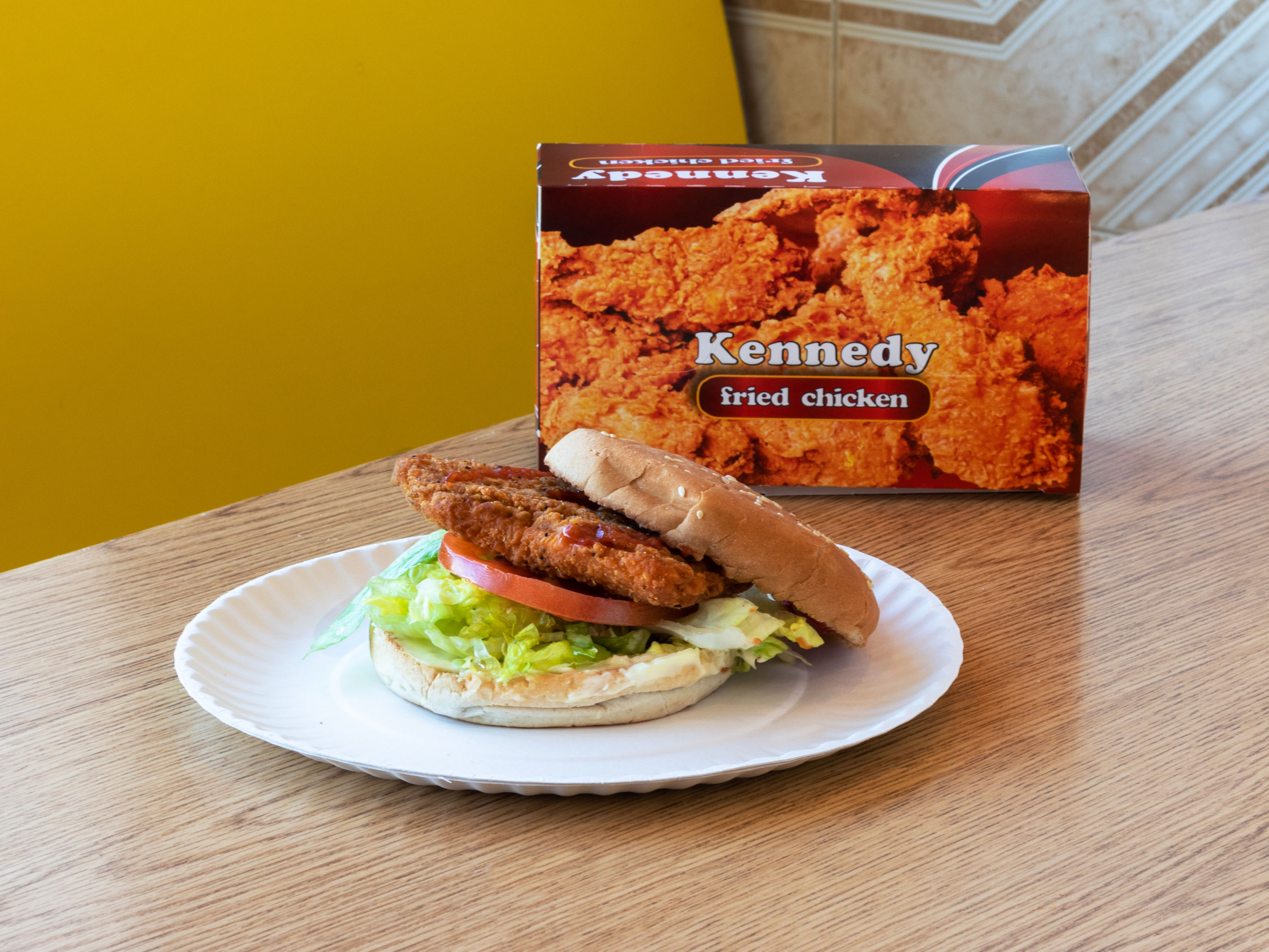 Order Spicy Chicken Sandwich Combo  food online from Kennedy Fried Chicken & Pizza store, Poughkeepsie on bringmethat.com