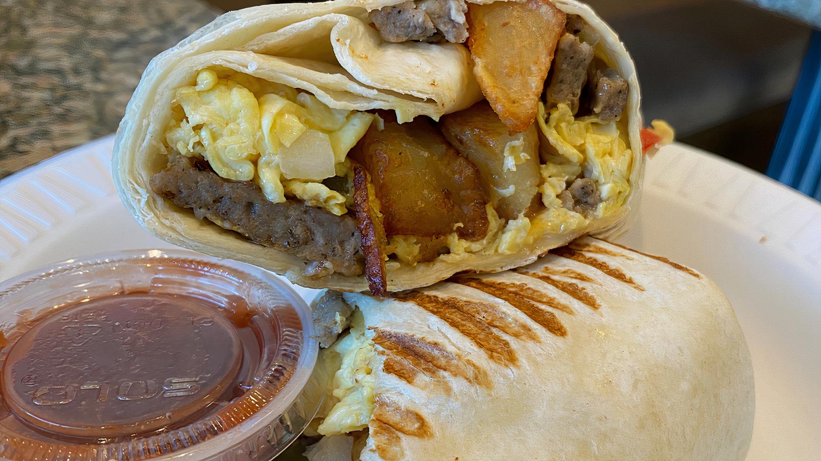 Order Southwest Breakfast Burrito food online from Bagel Talk store, Old Bridge on bringmethat.com