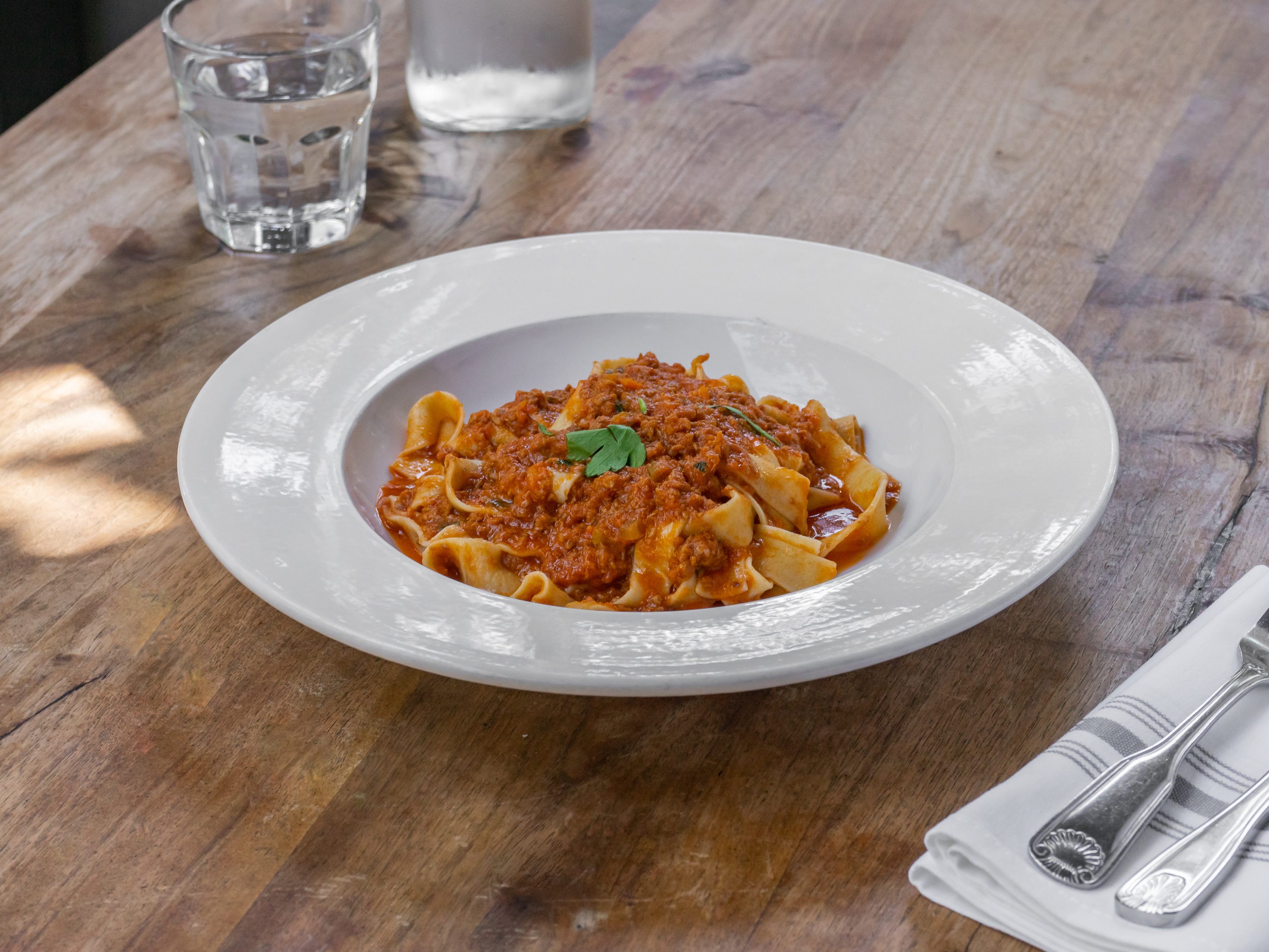Order Pappardelle sul Cinghiale food online from Pazzia Restaurant & Pizzeria store, San Francisco on bringmethat.com