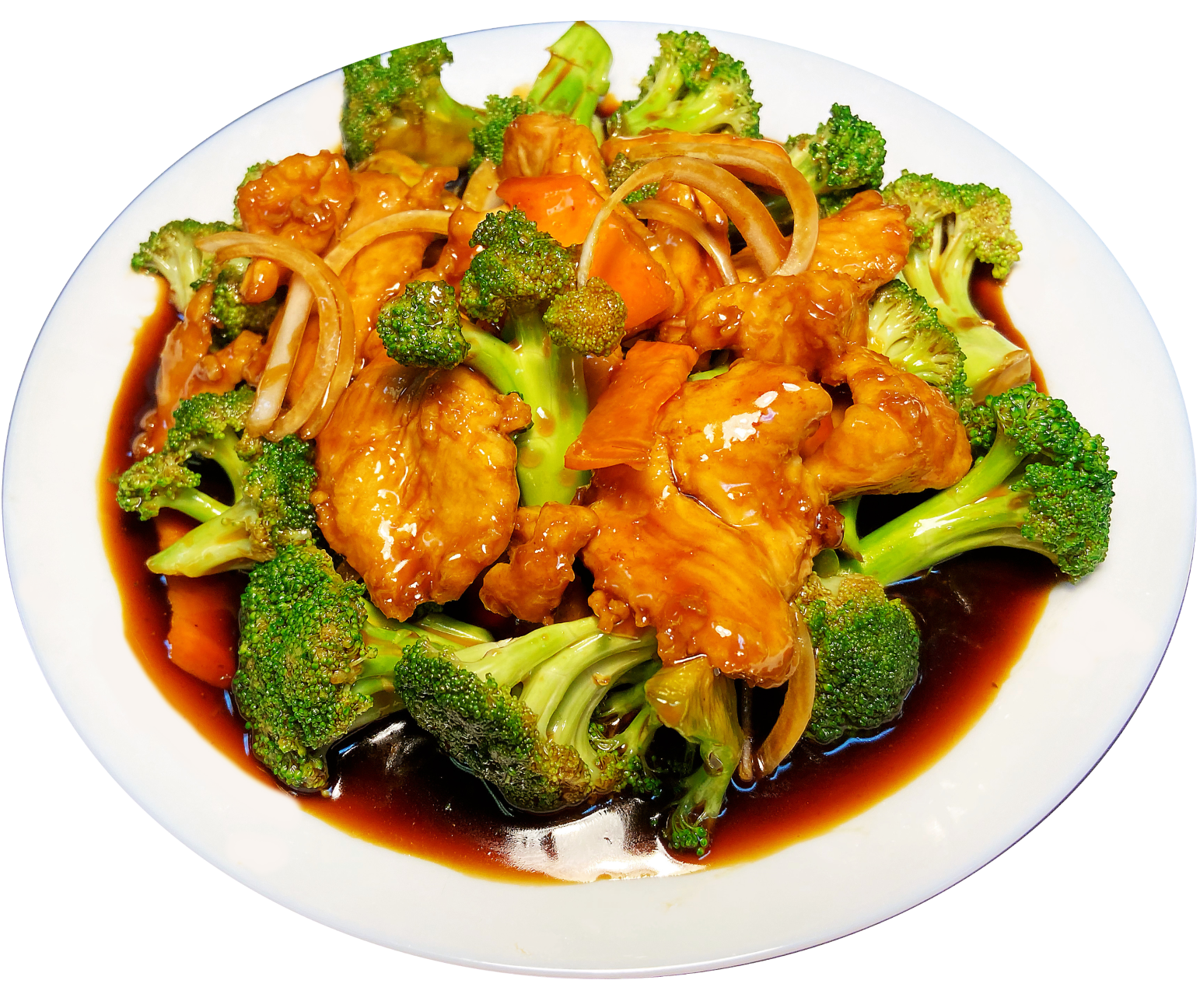 Order Broccoli Chicken food online from Orange & Chicken store, Des Plaines on bringmethat.com
