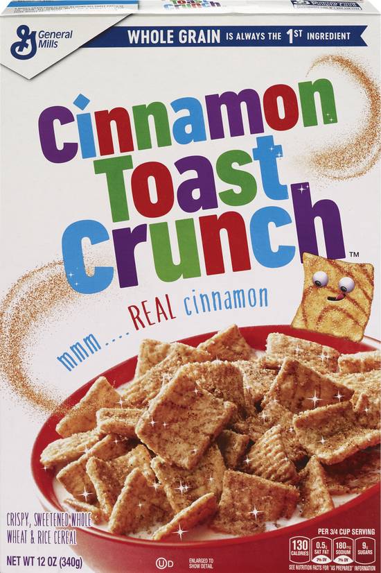 Order General Mills Cinnamon Toast Crunch Cereal food online from Cvs store, Milford on bringmethat.com