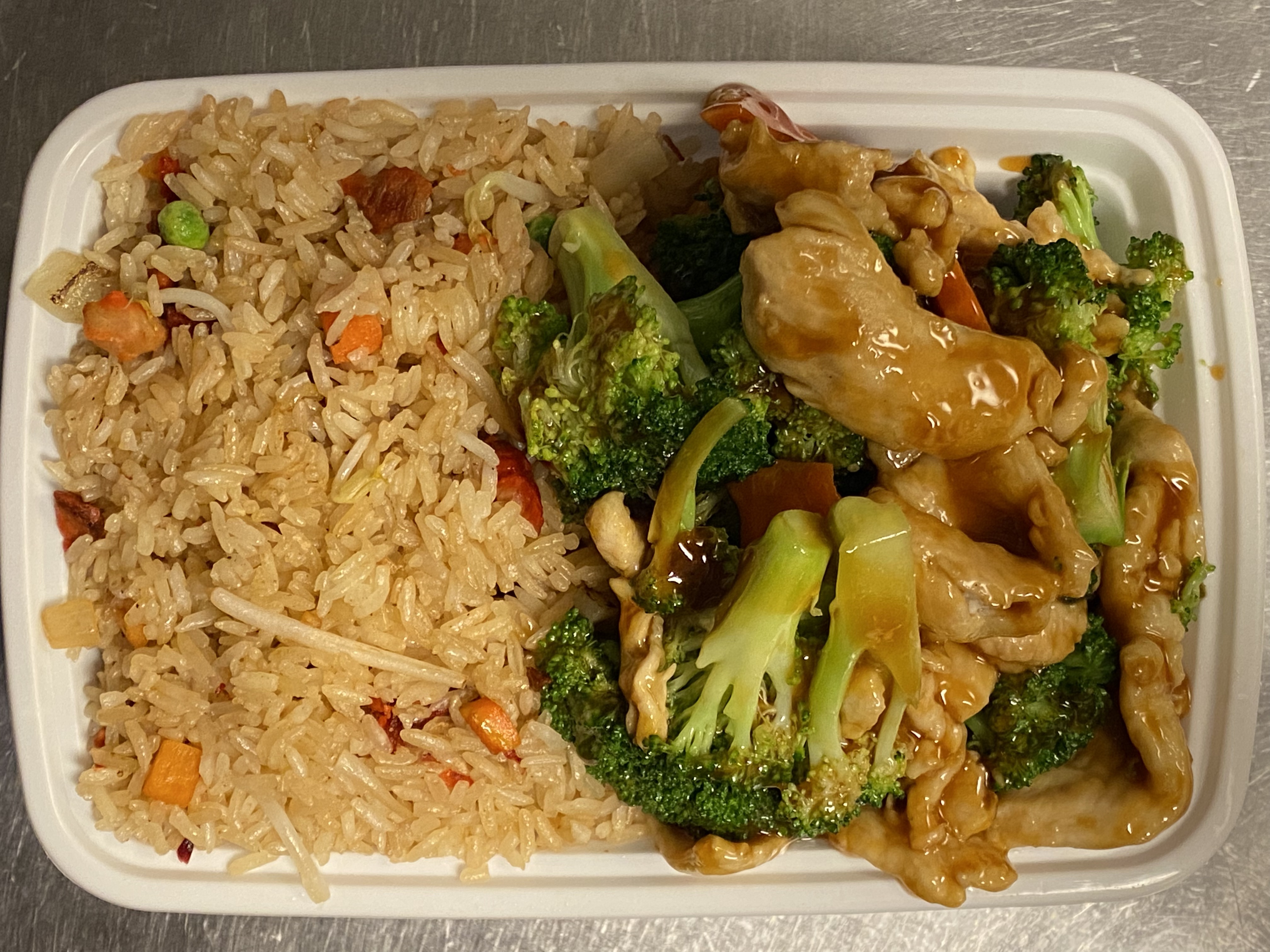 Order C3. Chicken Broccoli Combo food online from Eat N East store, Somerville on bringmethat.com