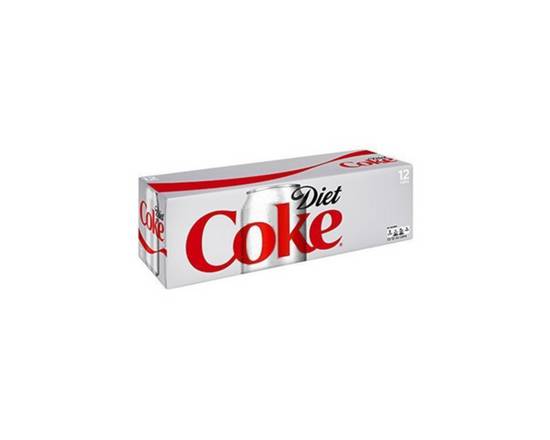 Order Diet-Coke 12 oz 12-Pack food online from Raley'S store, South Lake Tahoe on bringmethat.com