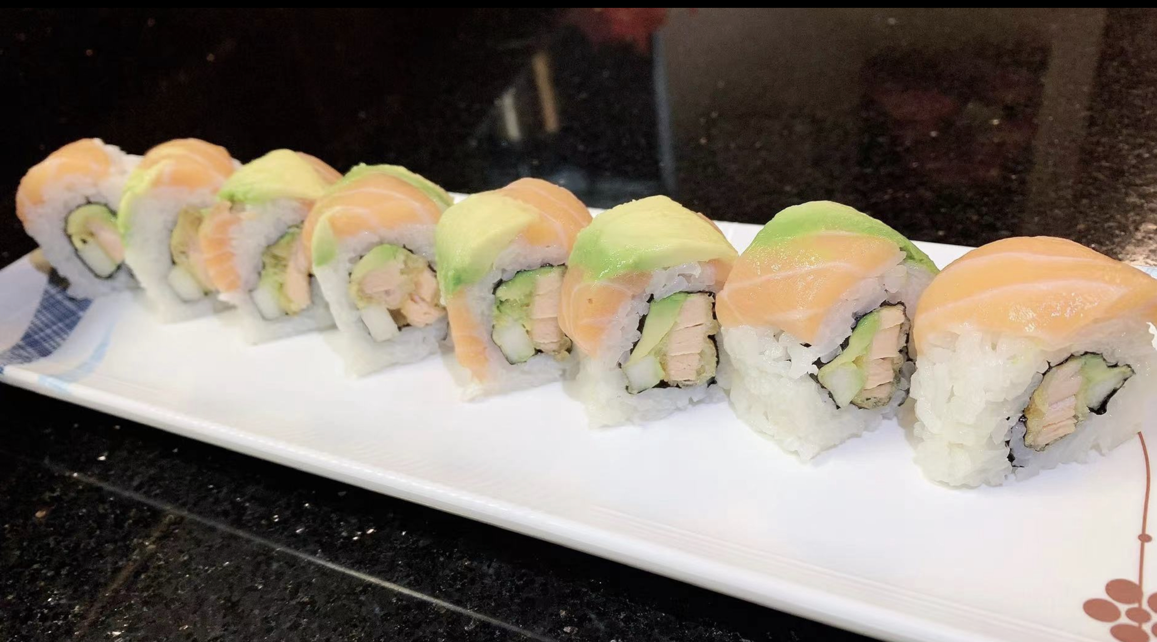 Order Salmon lover Roll food online from Super Sushi store, Las Vegas on bringmethat.com