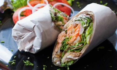 Order Smoked Salmon Wrap  food online from Chez Beesen store, San Francisco on bringmethat.com