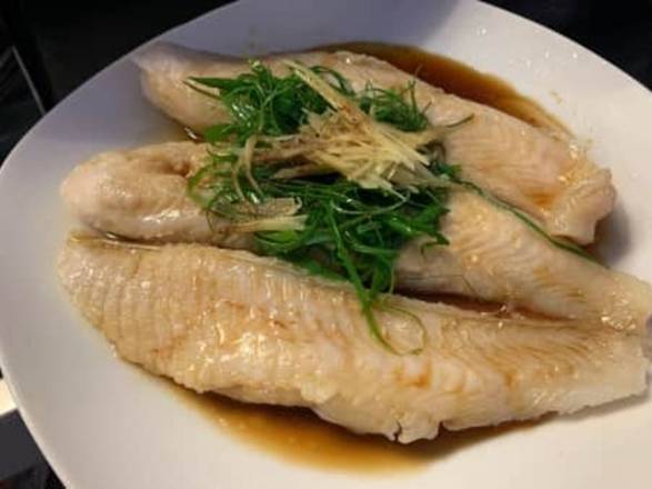 Order 姜葱蒸鱼 Steam Fish Filet w/Ginger Onion food online from Golden Eagle Chinese store, Honolulu on bringmethat.com