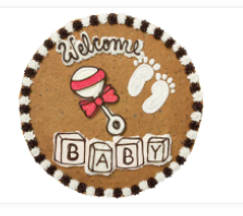 Order Welcome Baby - O4004 food online from Cookie Co store, Longview on bringmethat.com
