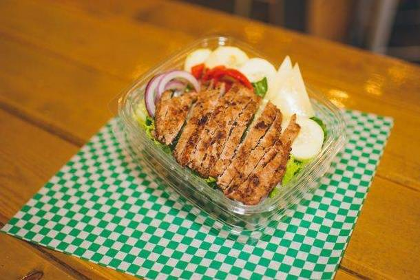 Order Turkey & Swiss Salad food online from Busy Burger store, Chicago on bringmethat.com