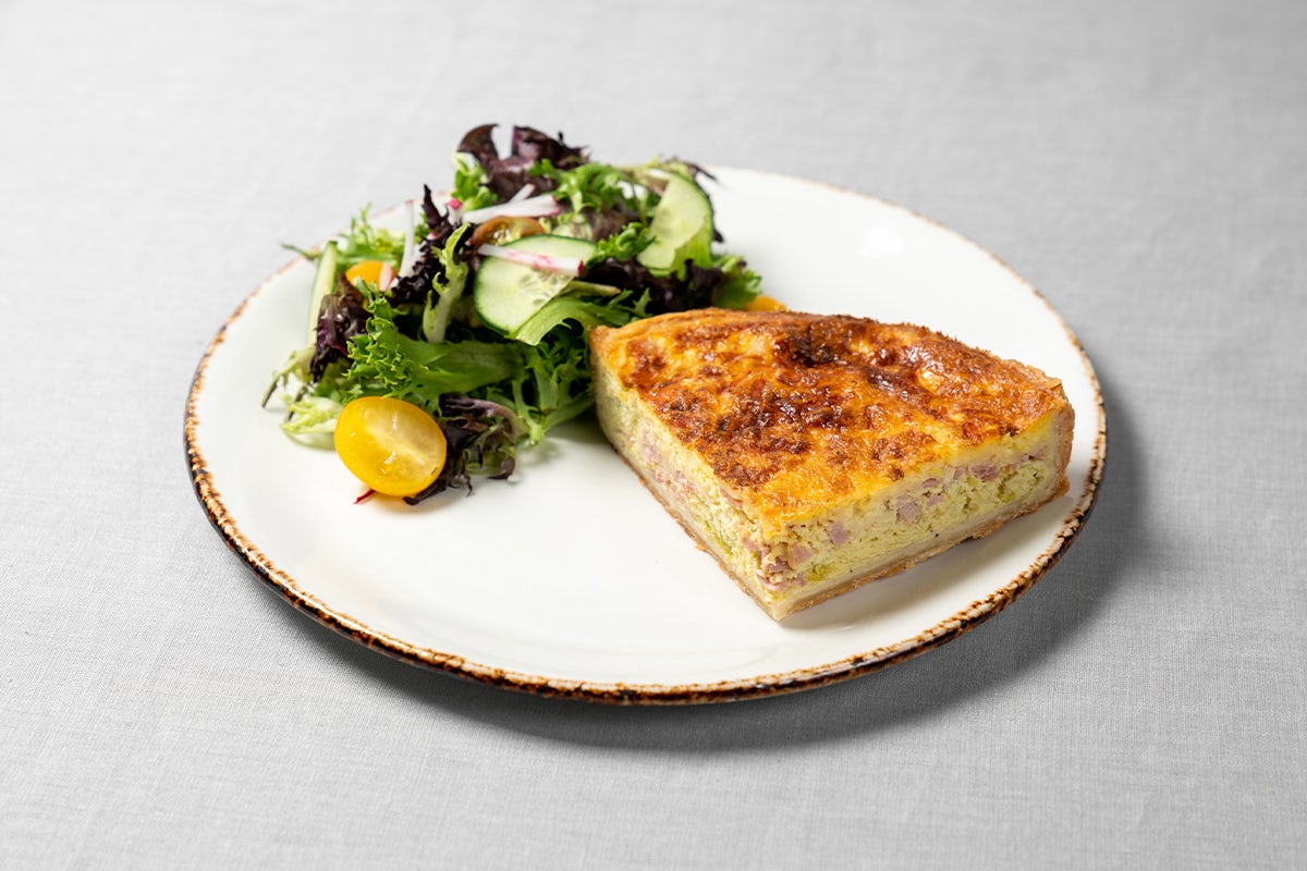 Order Quiche Lorraine food online from Le Pain Quotidien store, Claremont on bringmethat.com