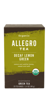 Order Organic Decaf Lemon Green food online from Allegro Coffee Company store, Oklahoma City on bringmethat.com