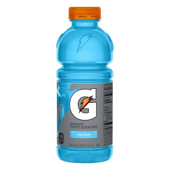 Order Gatorade Cool Blue Wide Mouth 20oz food online from Casey store, Omaha on bringmethat.com