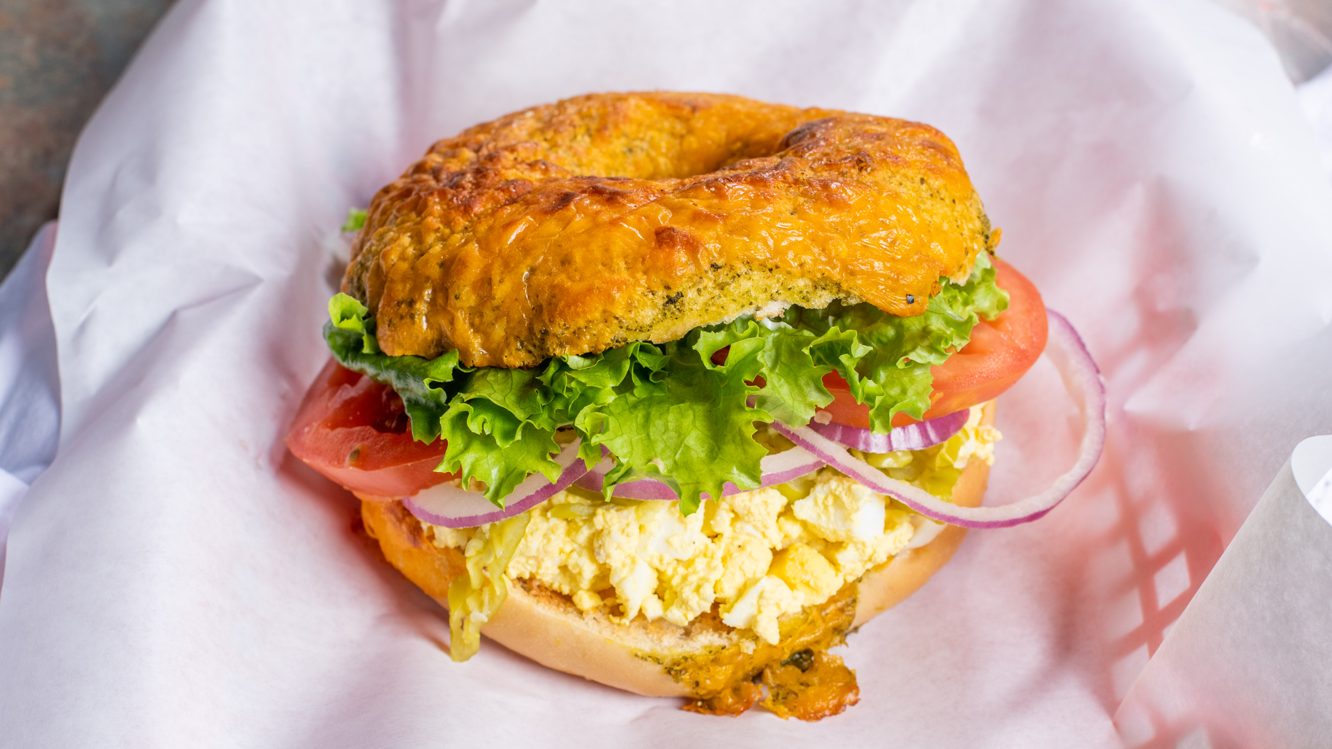 Order Egg Salad Sandwich food online from The Bagel Bakery store, Carmel-by-the-Sea on bringmethat.com