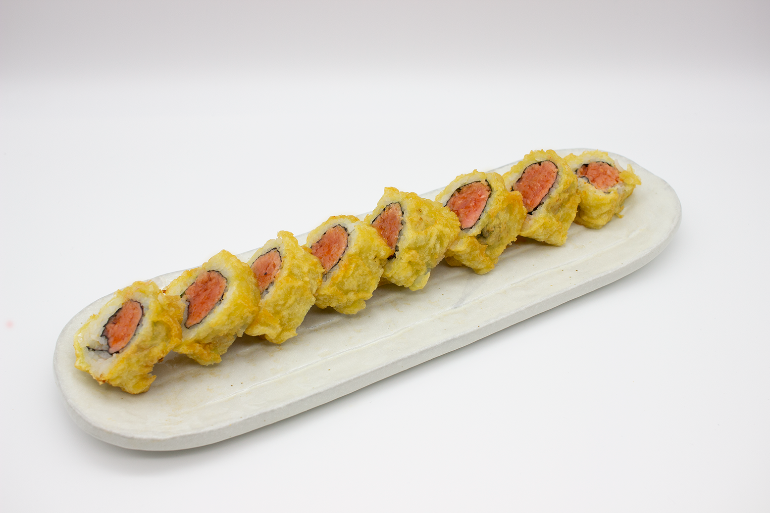 Order Spicy Tuna Tempura Roll food online from Sushiaru store, Victorville on bringmethat.com