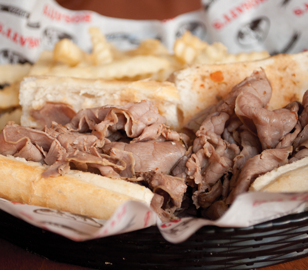 Order Italian Beef Sandwich food online from Rosatis Pizza store, Chicago on bringmethat.com
